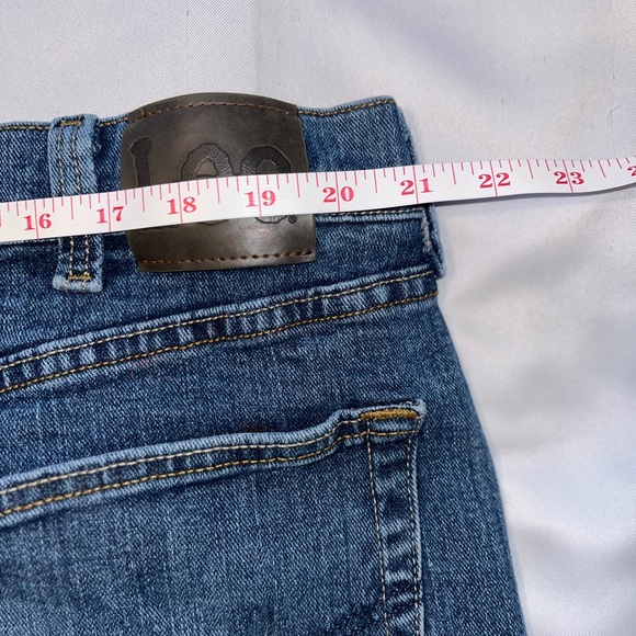 Lee Straight Leg Jeans Medium Dark Wash Denim Size 44X30 - Picture 9 of 9